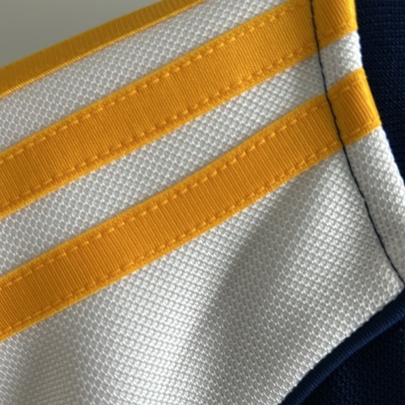 ✨Host pick✨NWOT Adidas Navy Blue and Yellow Track Jacket - Picture 8 of 8